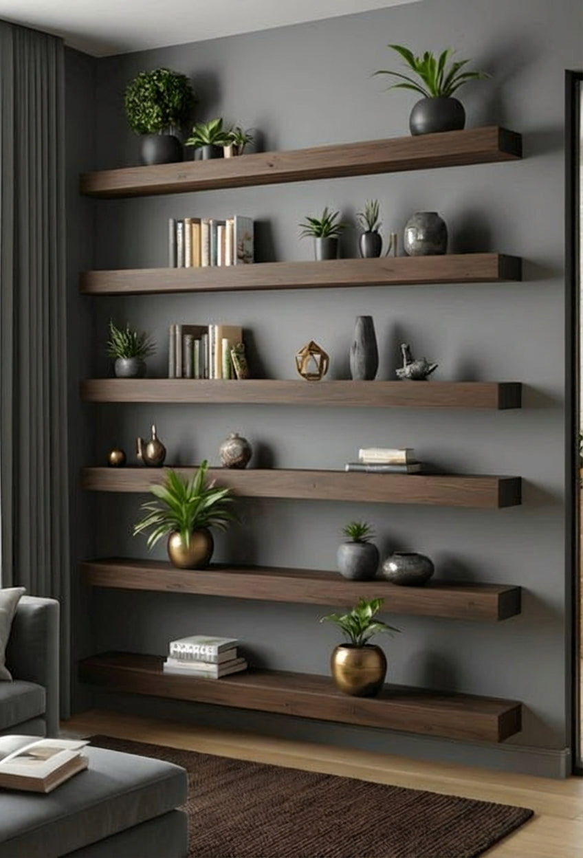 Designer Floating Shelves