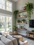 Rustic Floating Shelves